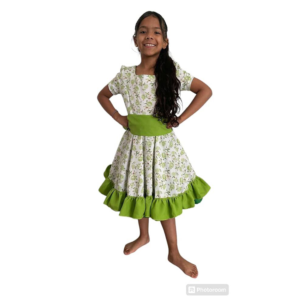 Vestido De Huasa / Chinita Fiestas Patrias Chile Talla 8 image number 0.0