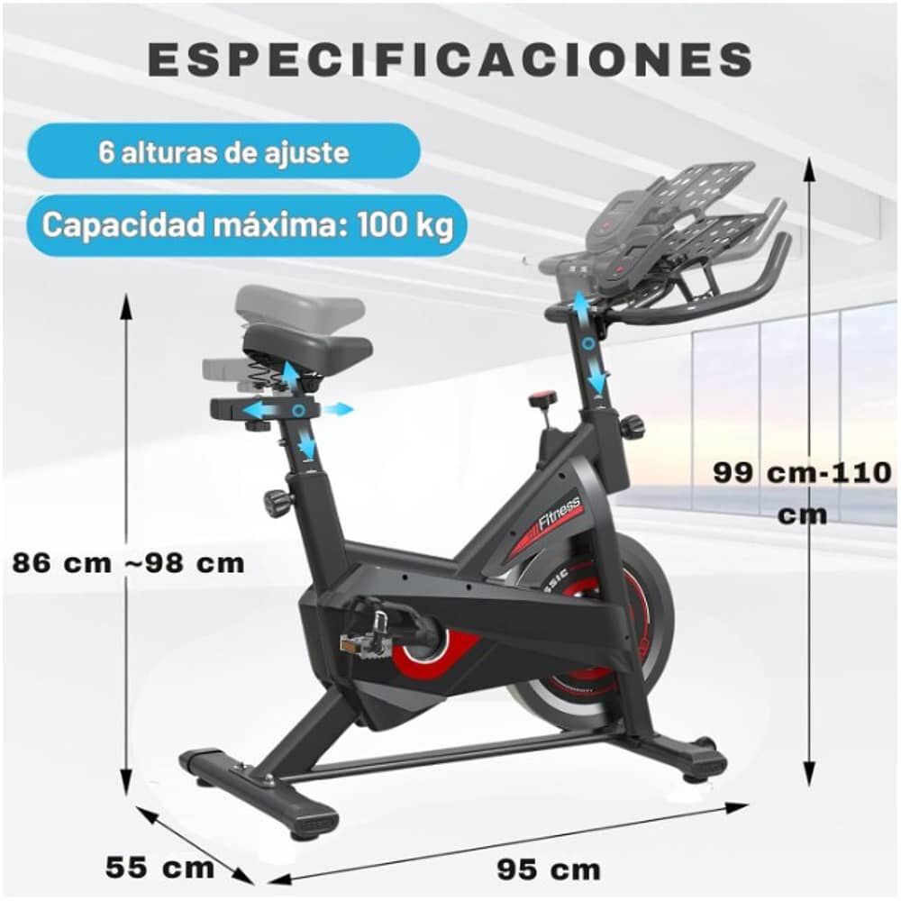 Bicicleta De Spinning Deluxe Extra Confort image number 4.0
