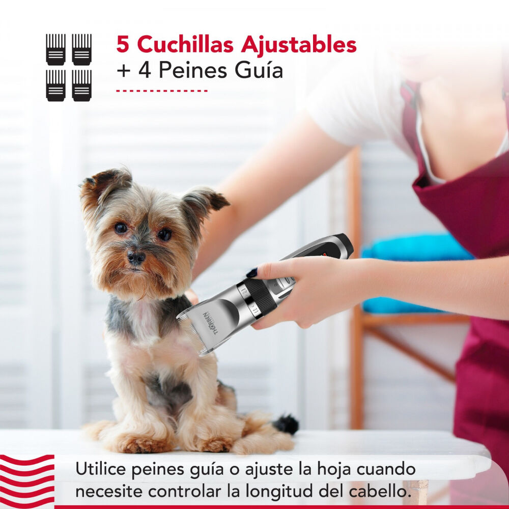 M&aacute;quina Corta Pelo Thor Cordless Usb Pet Clipper image number 4.0
