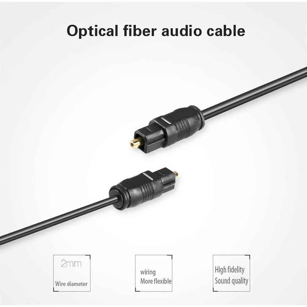 Cable De Audio Optico Digital Spdif Toslink 3mt High Speed image number 4.0