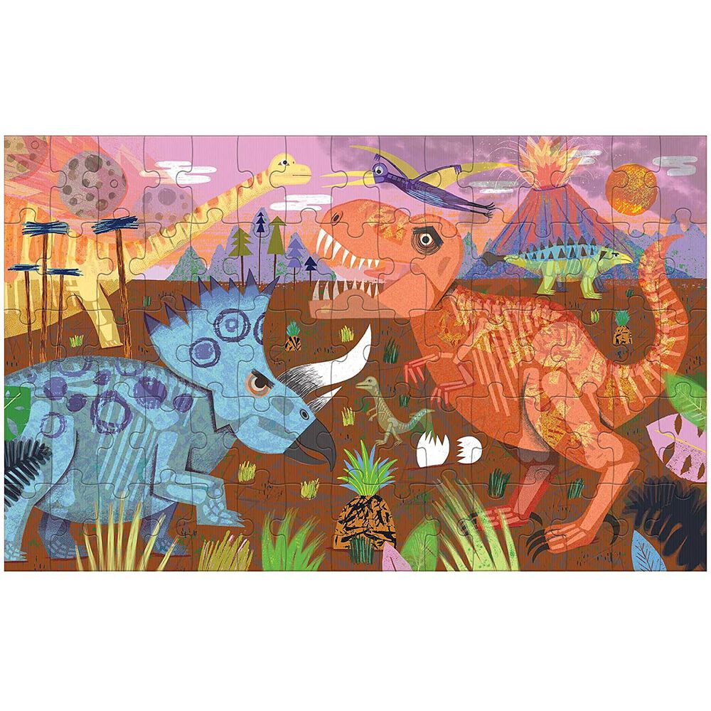 Puzzle 75pcs Lenticular Rugido De Dinosaurio Mudpuppy image number 3.0