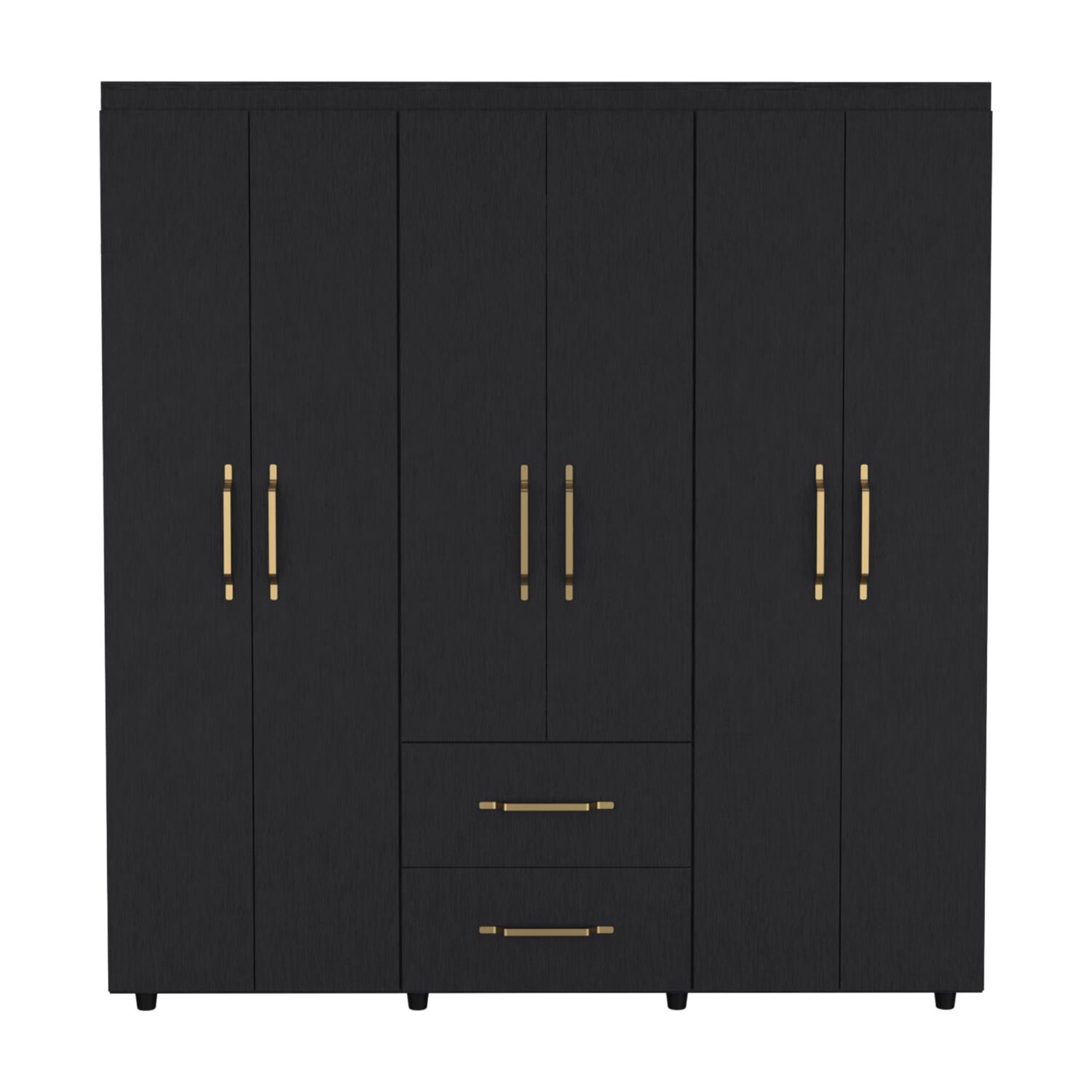 Closet 6 Puertas 2 Cajones Fm-024n - Negro image number 3.0