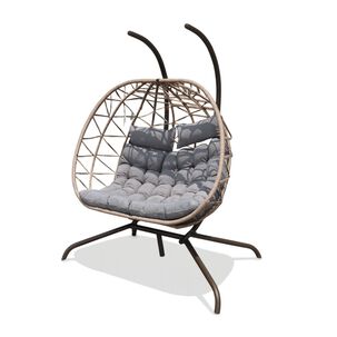 Silla Colgante De Terraza Doble 2 Personas