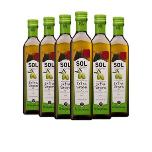 Aceite De Oliva Ev Sol De Aculeo Arbequina 6 X 1000 Ml