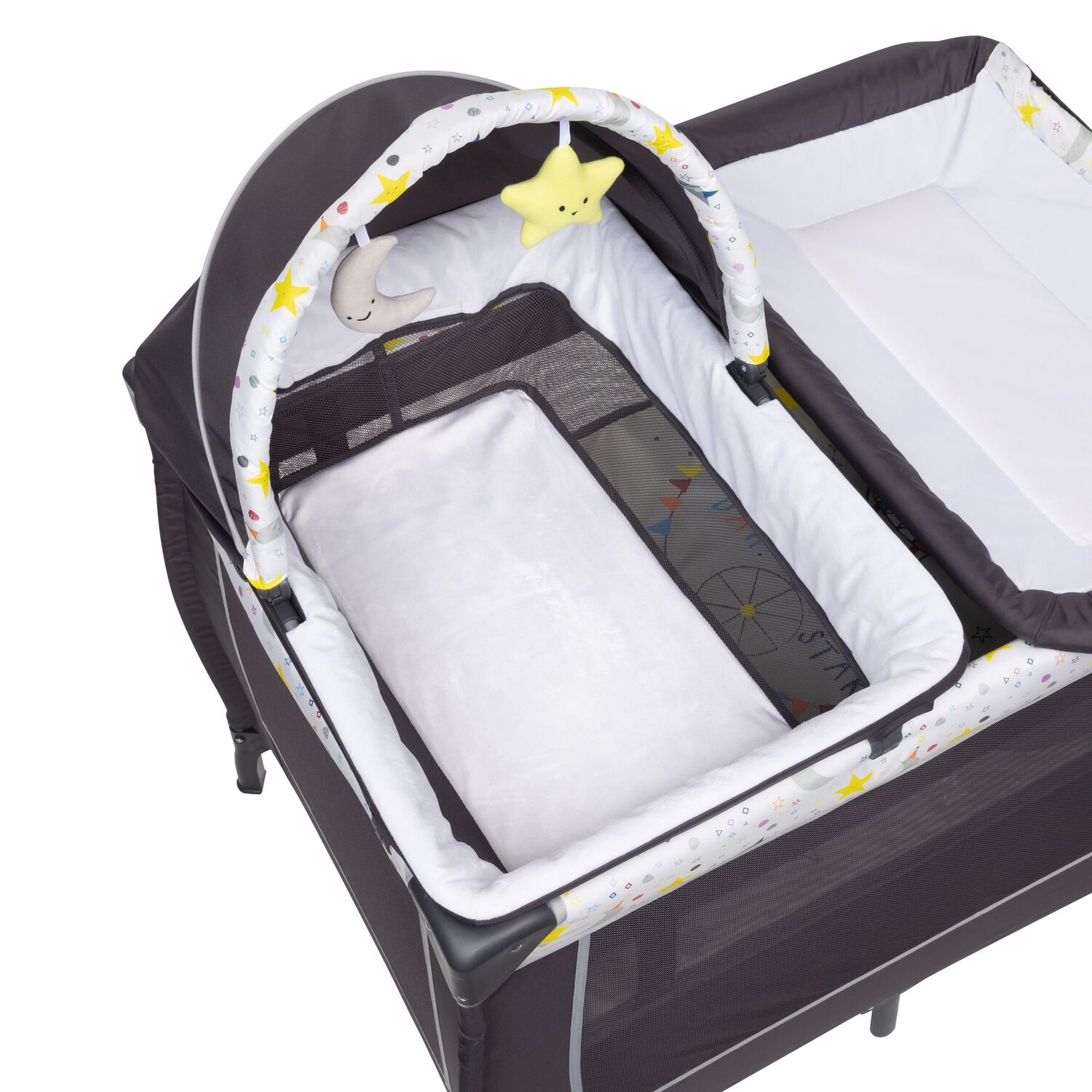 Cuna Corral Lil' Snooze Deluxe Ii Moon Con Mois&eacute;s Y Mudador image number 4.0