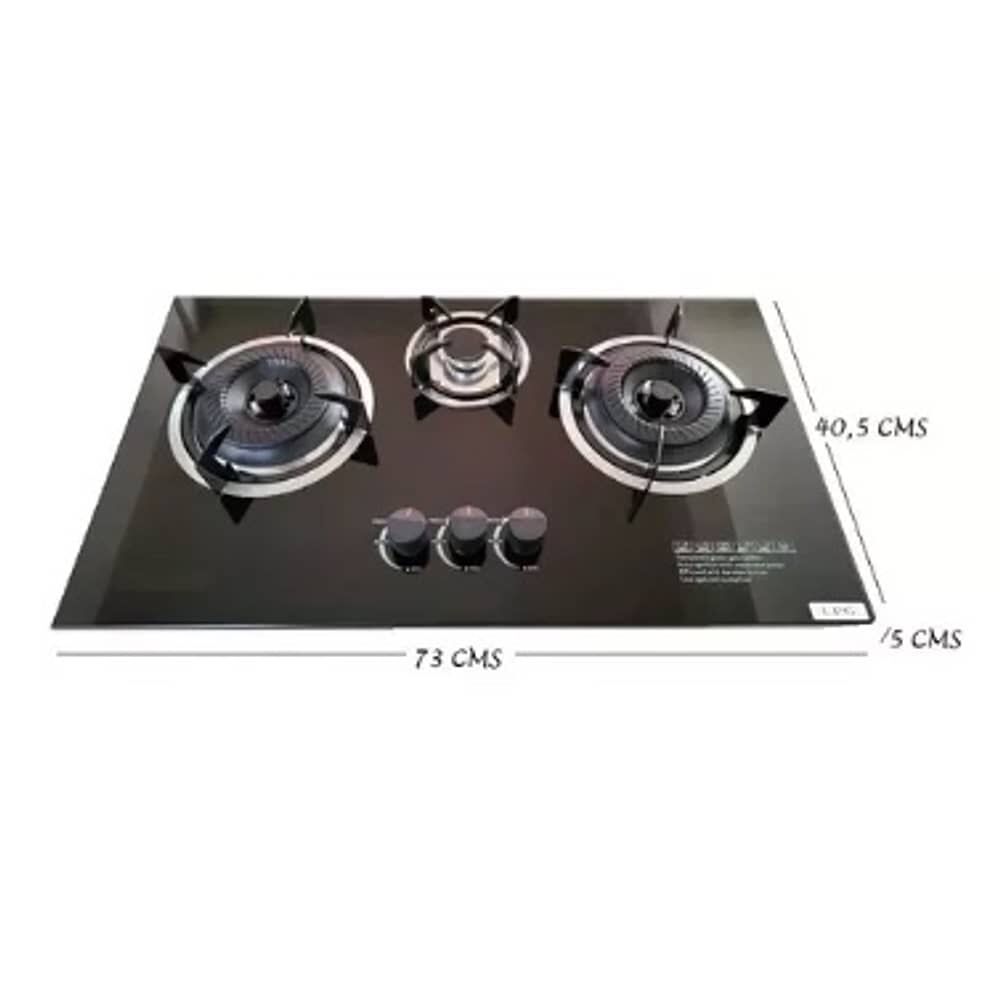 Encimera A Gas Basse Boko Negra image number 1.0