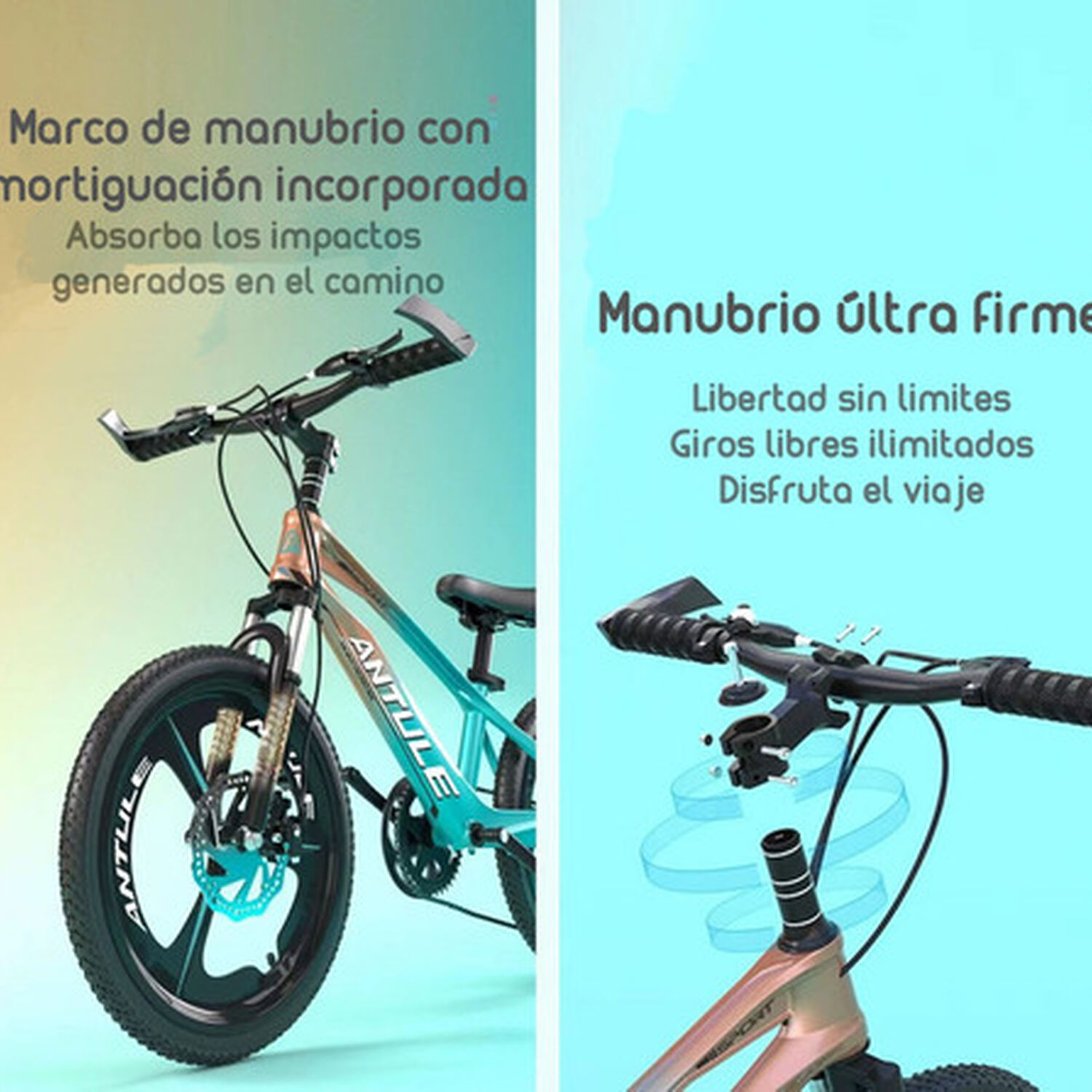 Bicicleta Infantil 8-10 A&ntilde;os Aro 20 Lubabycas Verde image number 2.0