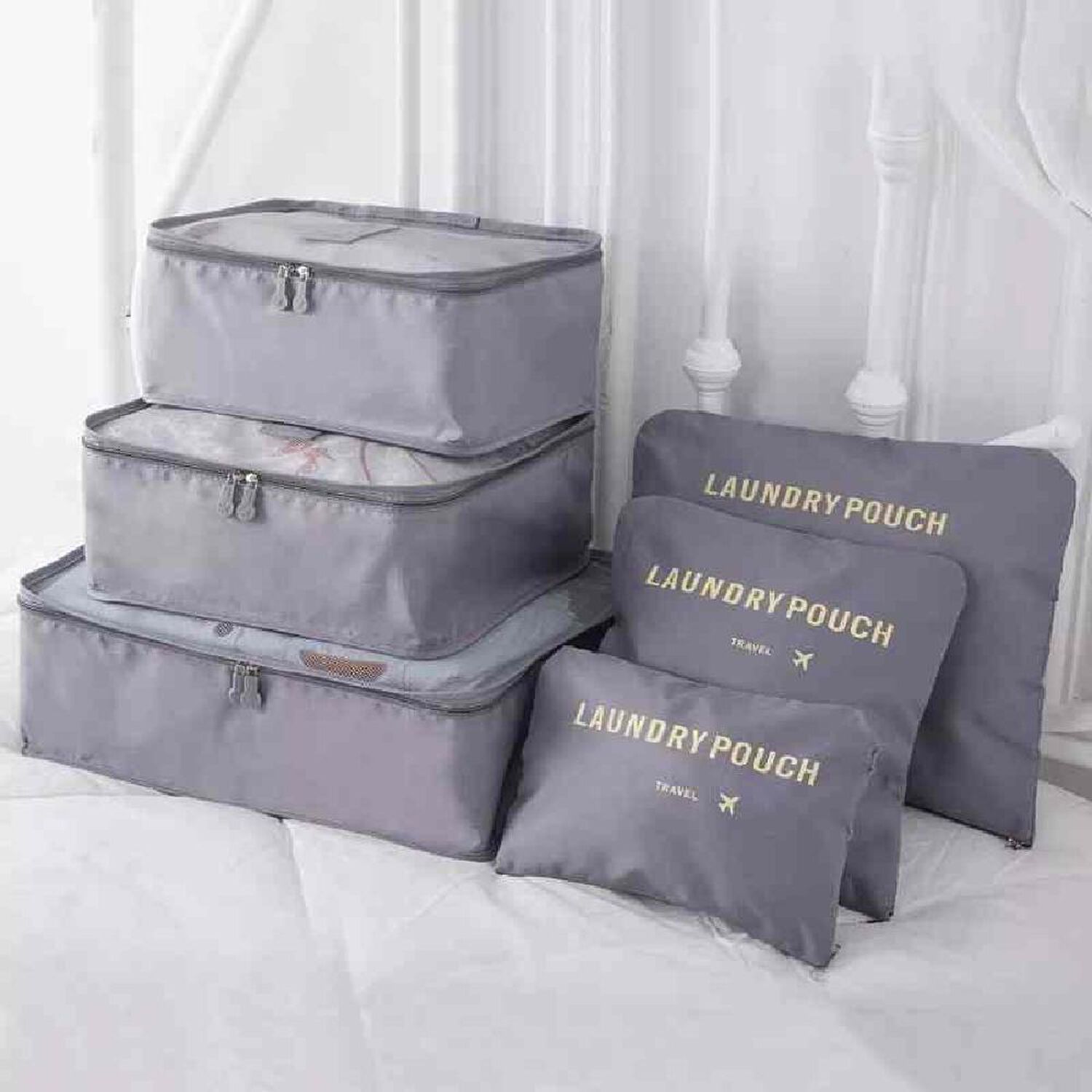 Set 6 Organizadores De Equipaje De Viaje Bolsa Ropa Interior image number 1.0