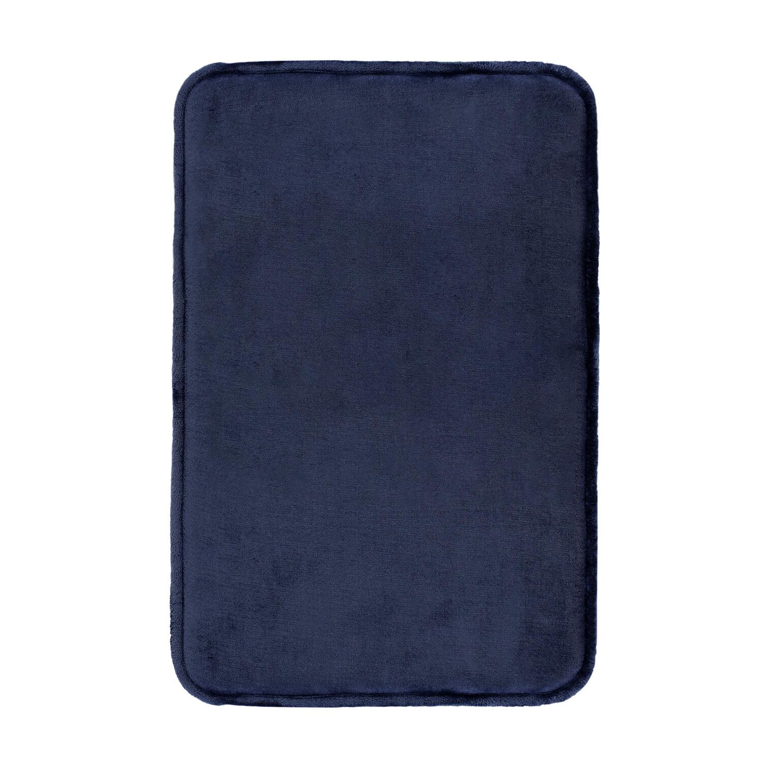 Alfombra De Ba&ntilde;o Nautica Home Flannel 50x80cm Absorbente Azul Marino image number 4.0