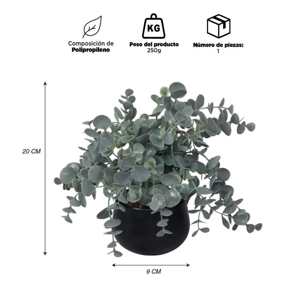Planta Artificial Dichondra 20x9 Cm image number 2.0
