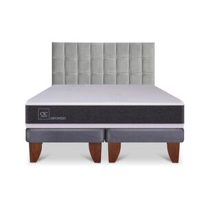 Cama Europea Cic New Ortopedic / King / Base Dividida + Respaldo