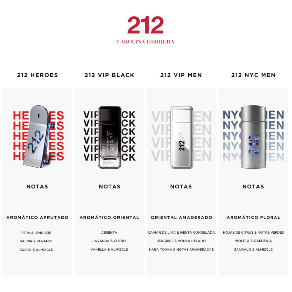 Perfume 212 Heroes Carolina Herrera / 90 Ml / Eau De Toilette image number 6.0