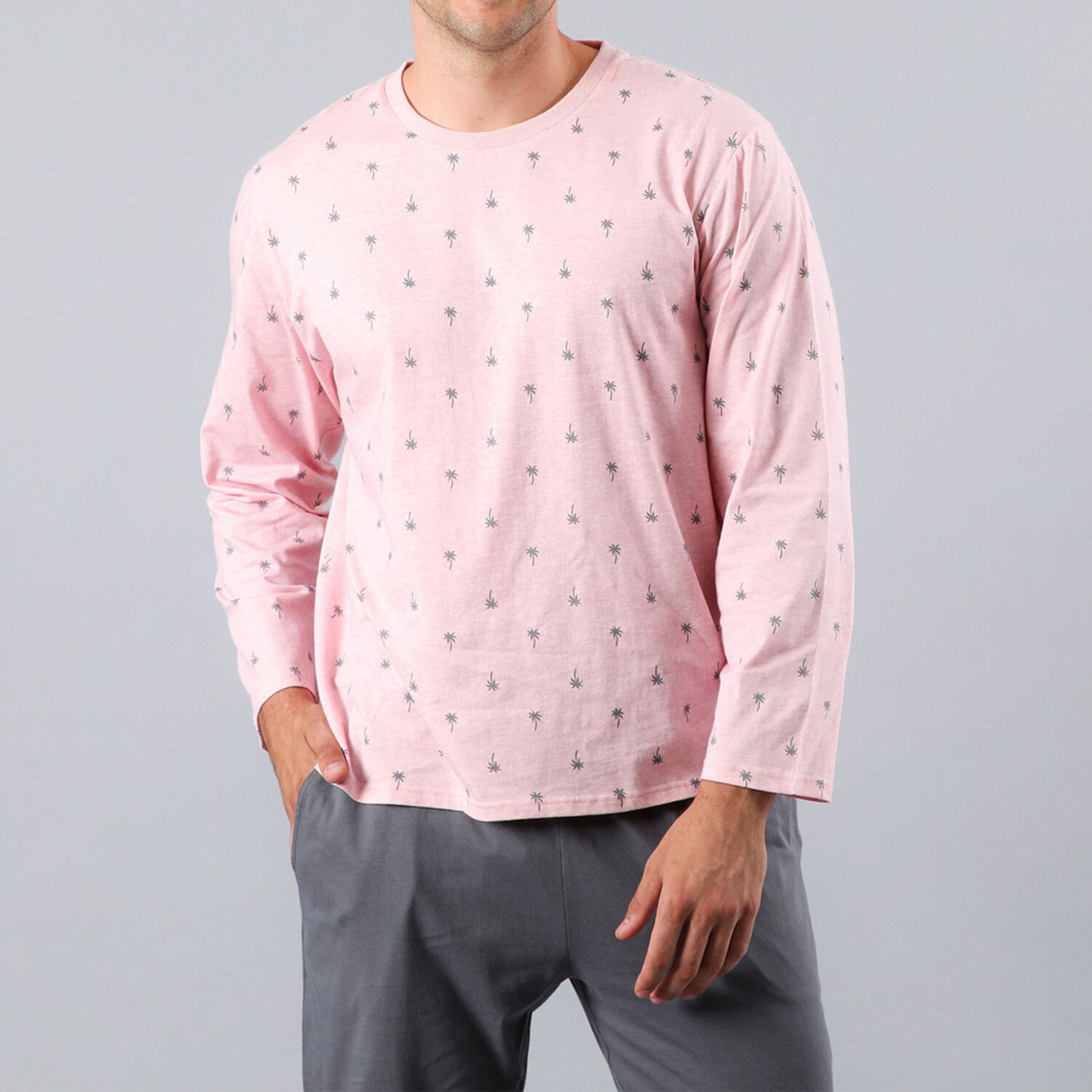 Pijama Fls Escote V Flores Hombre 33802-67 image number 1.0