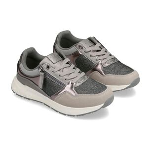 Zapatilla Urbana Mujer Silver Kimera