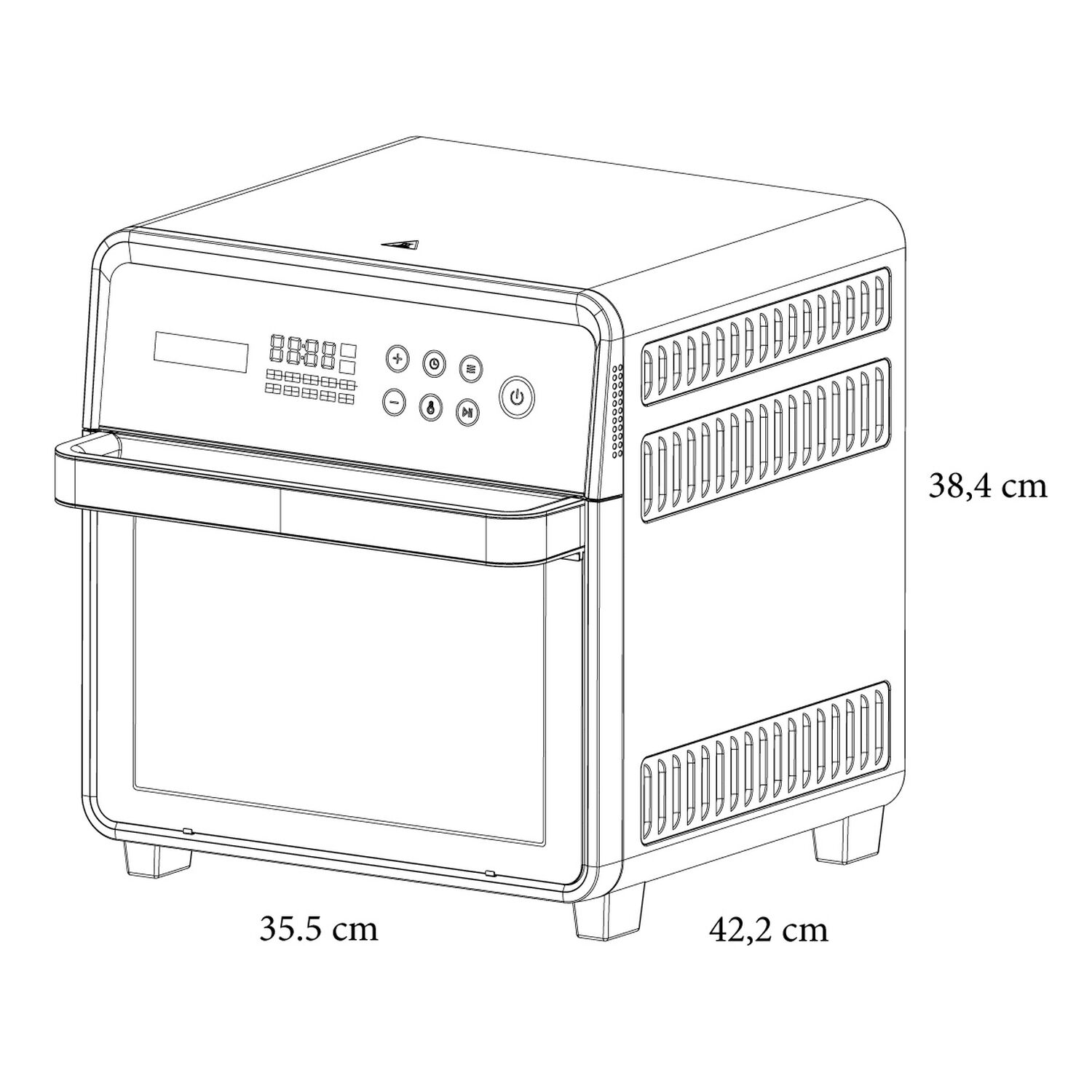 Horno Freidora De Aire Grner 16l image number 6.0