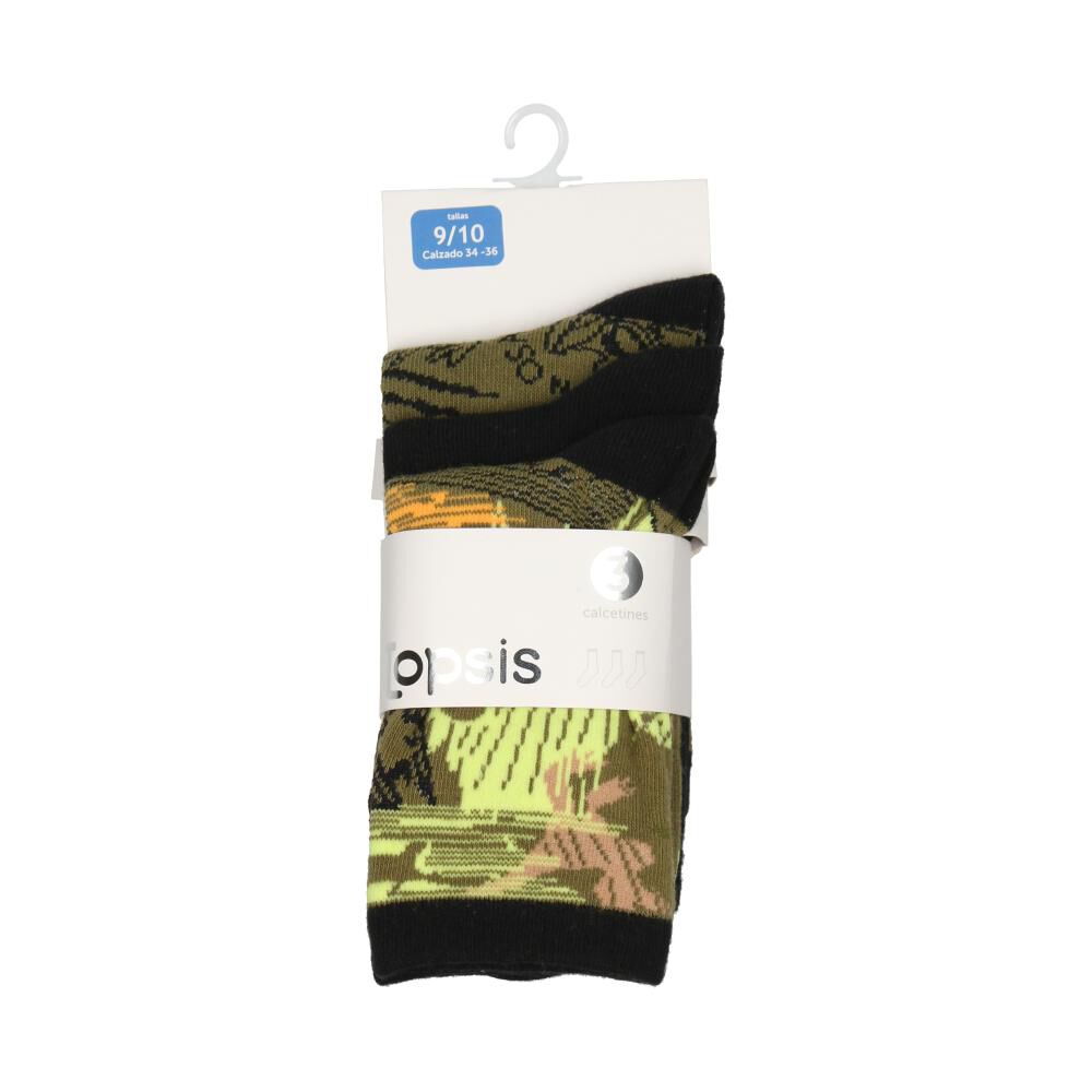 Calcetines Topsis / 3 Pares image number 1.0
