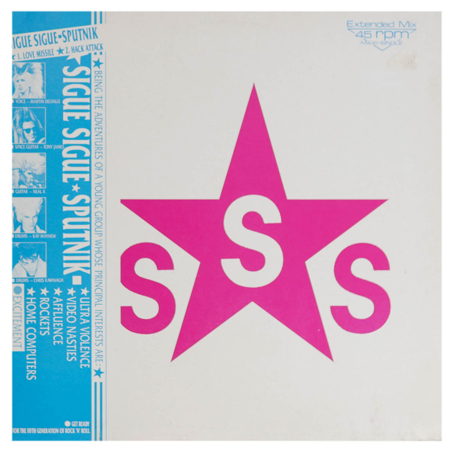 Sigue Sigue Sputnik - Love Missile F1-11 | 12" Maxi Single Usado image number 0.0