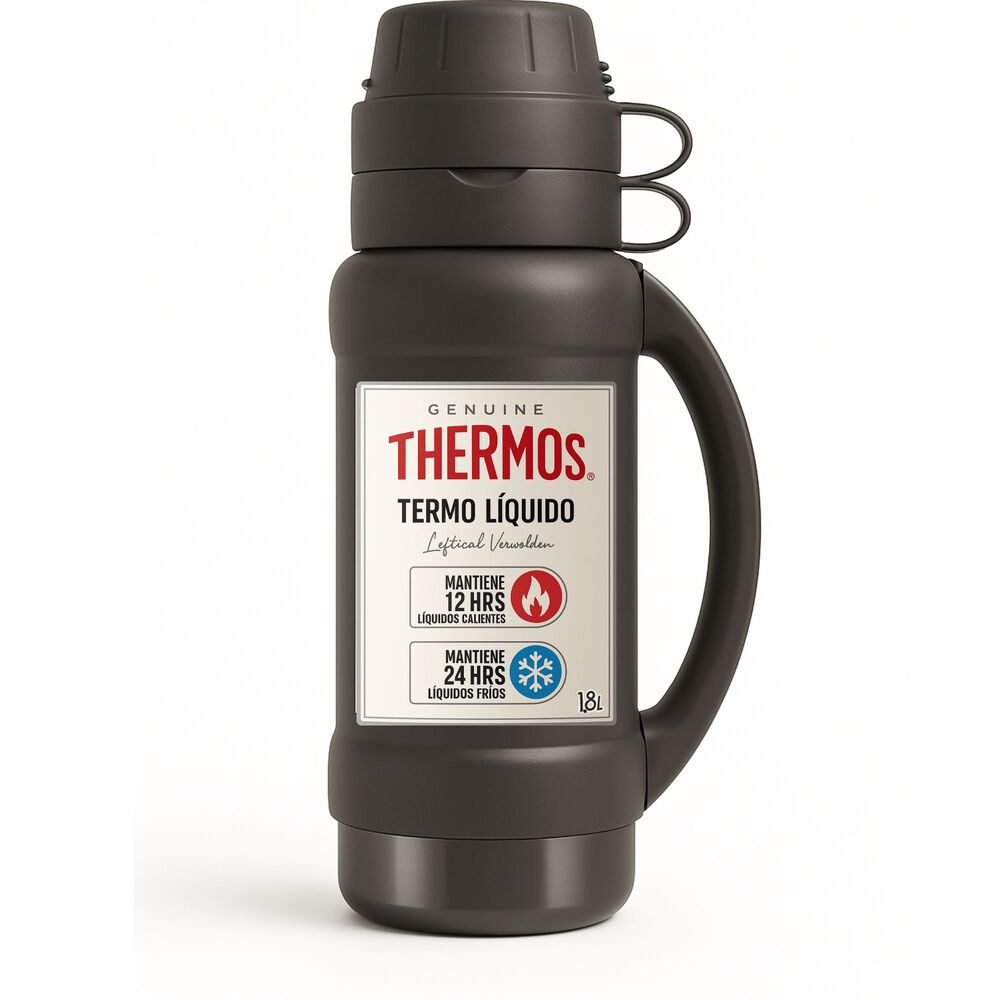 Termo Para L&iacute;quidos 1.8 Litros Thermos 35-180-c8 Black image number 0.0