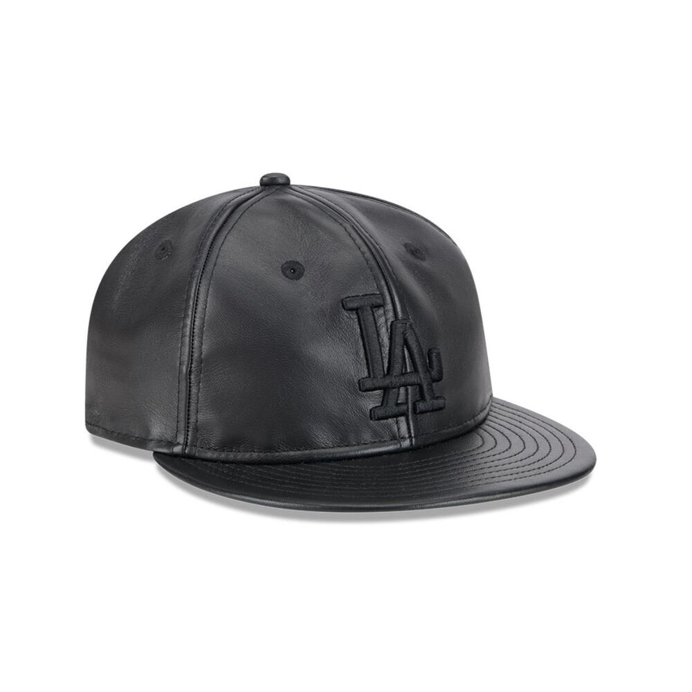 Gorra 9fifty Mlb Los Angeles Dodgers Genuine Leather Black image number 1.0