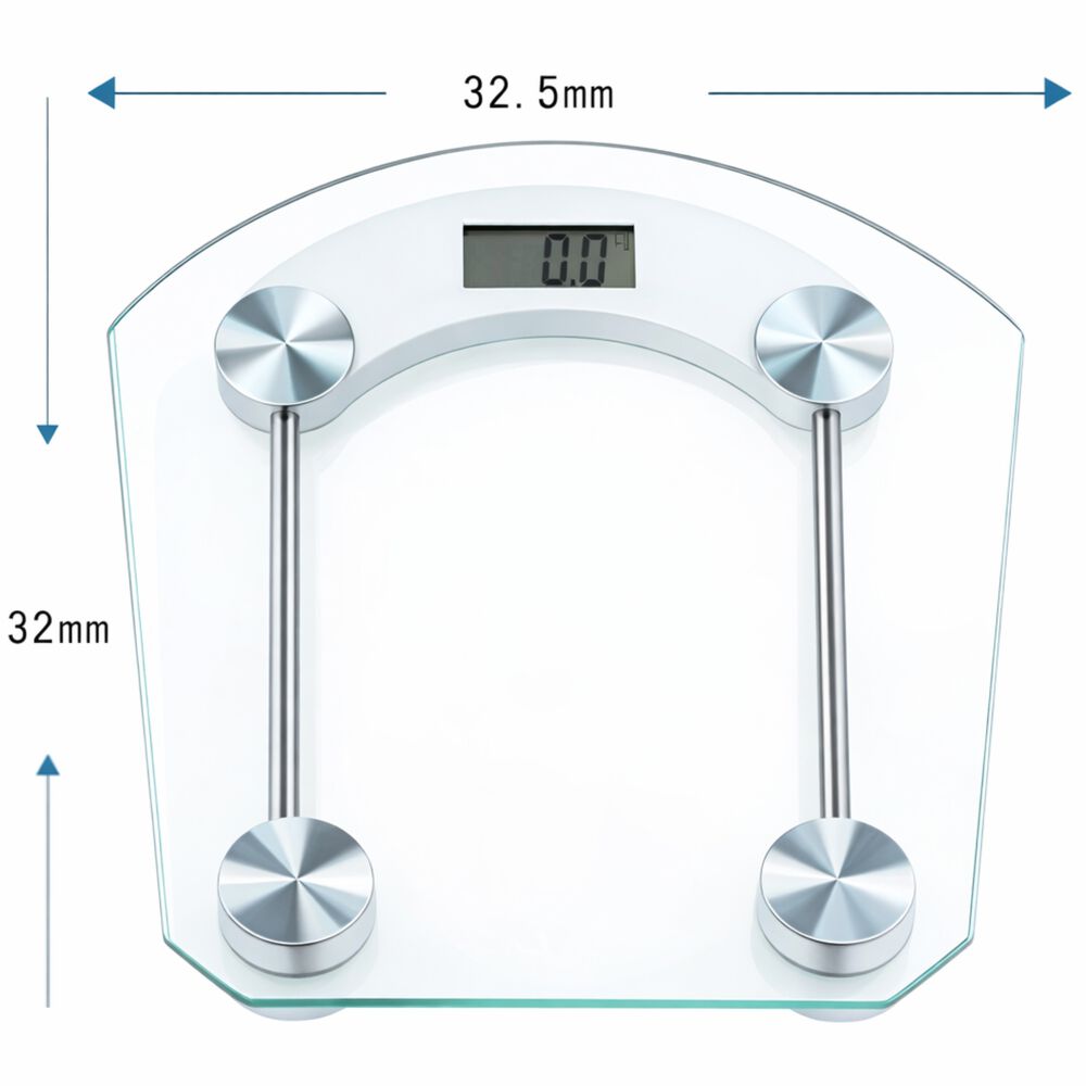 Balanza Digital Para Personas De Vidrio Templado 180kg Ws36t image number 2.0