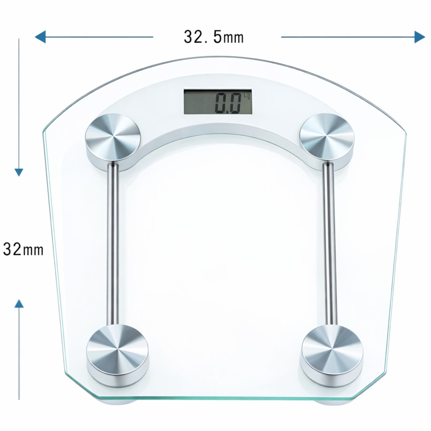 Balanza Digital Para Personas De Vidrio Templado 180kg Ws36t image number 2.0