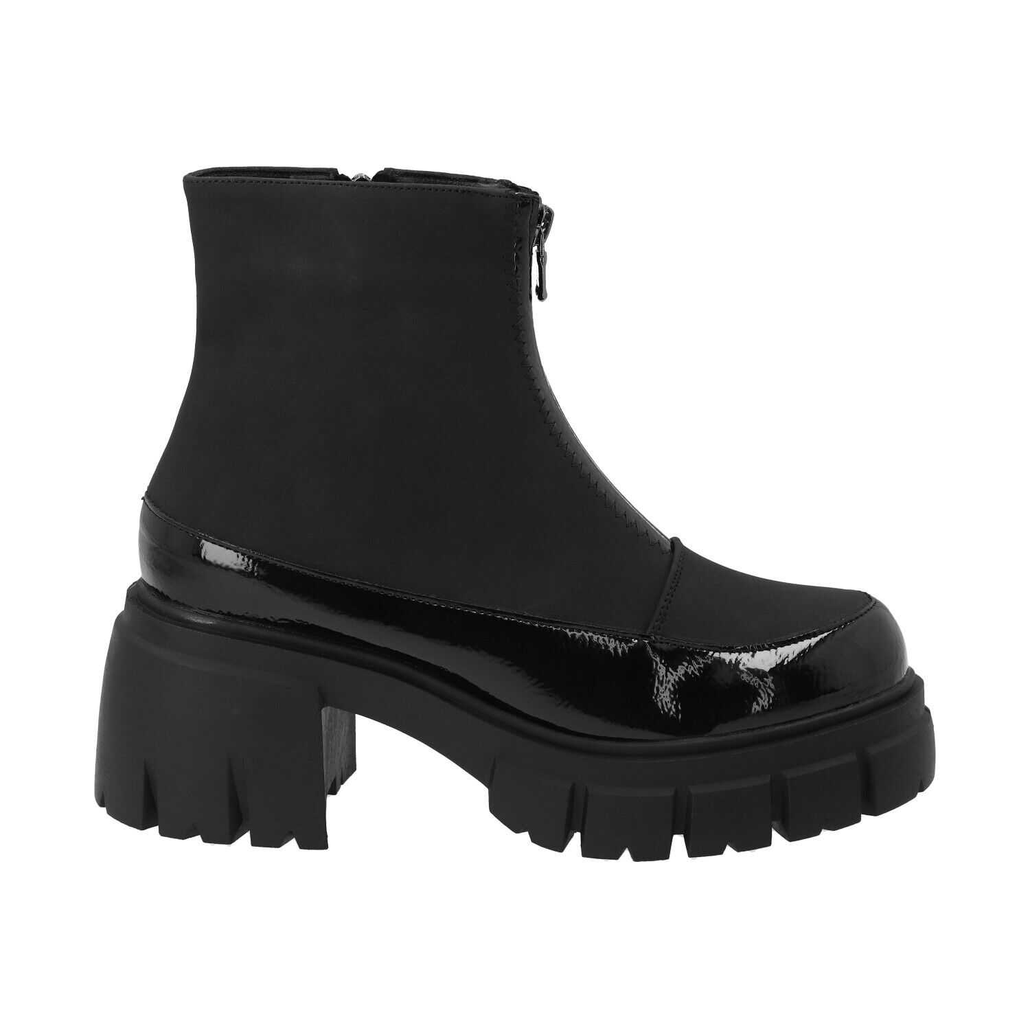 Botin Mujer Negro Plataforma Eva Detogni image number 0.0