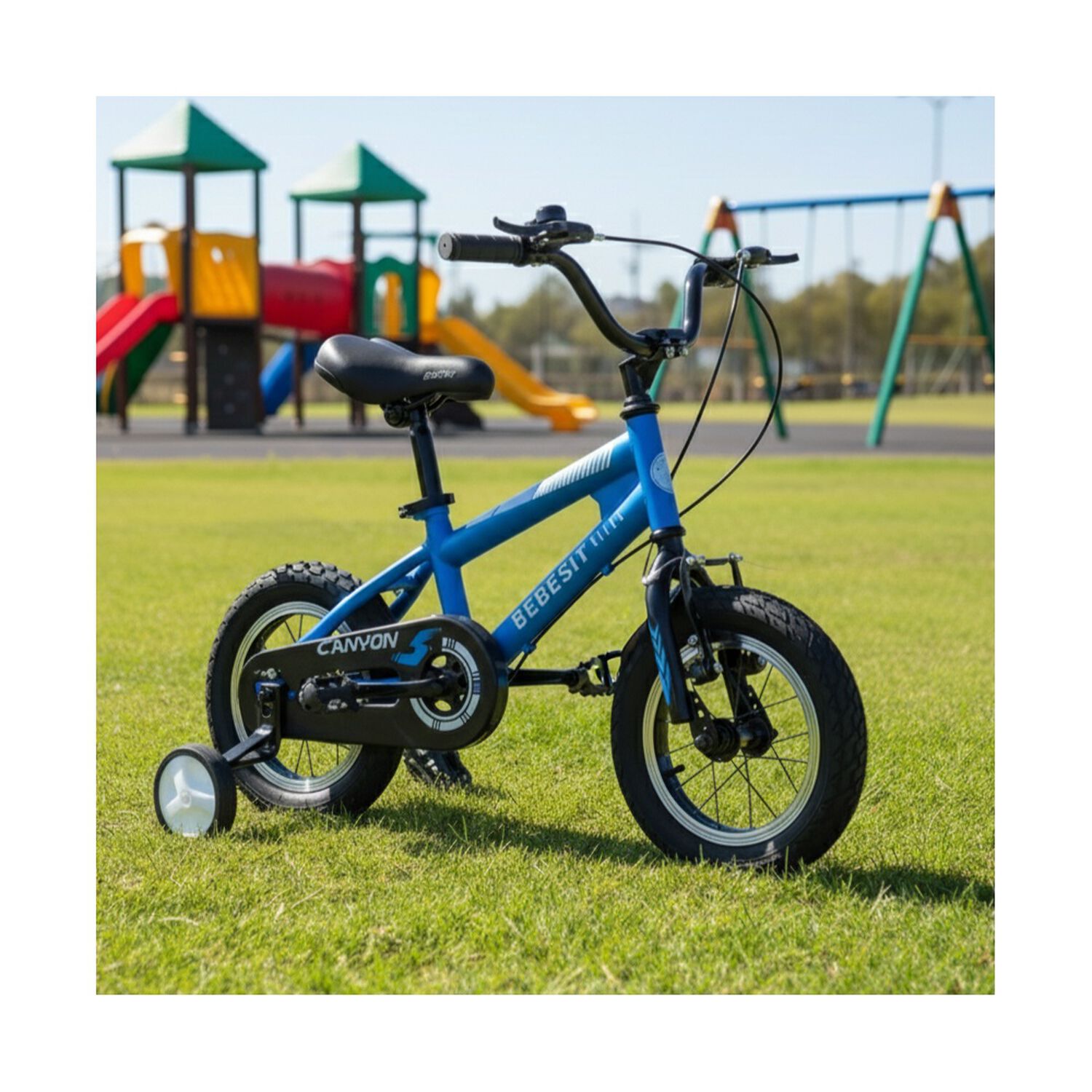 Bicicleta Infantil Canyon Aro 12 Azul Bebesit image number 1.0