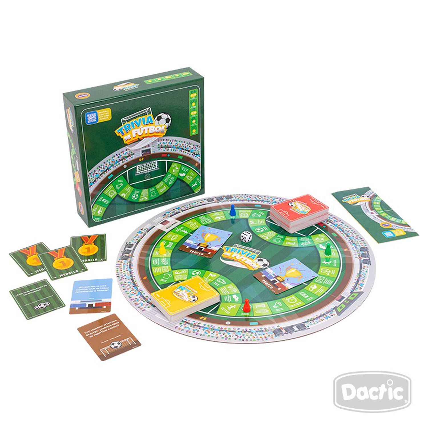Juego De Mesa Trivia Futbol Dactic image number 0.0