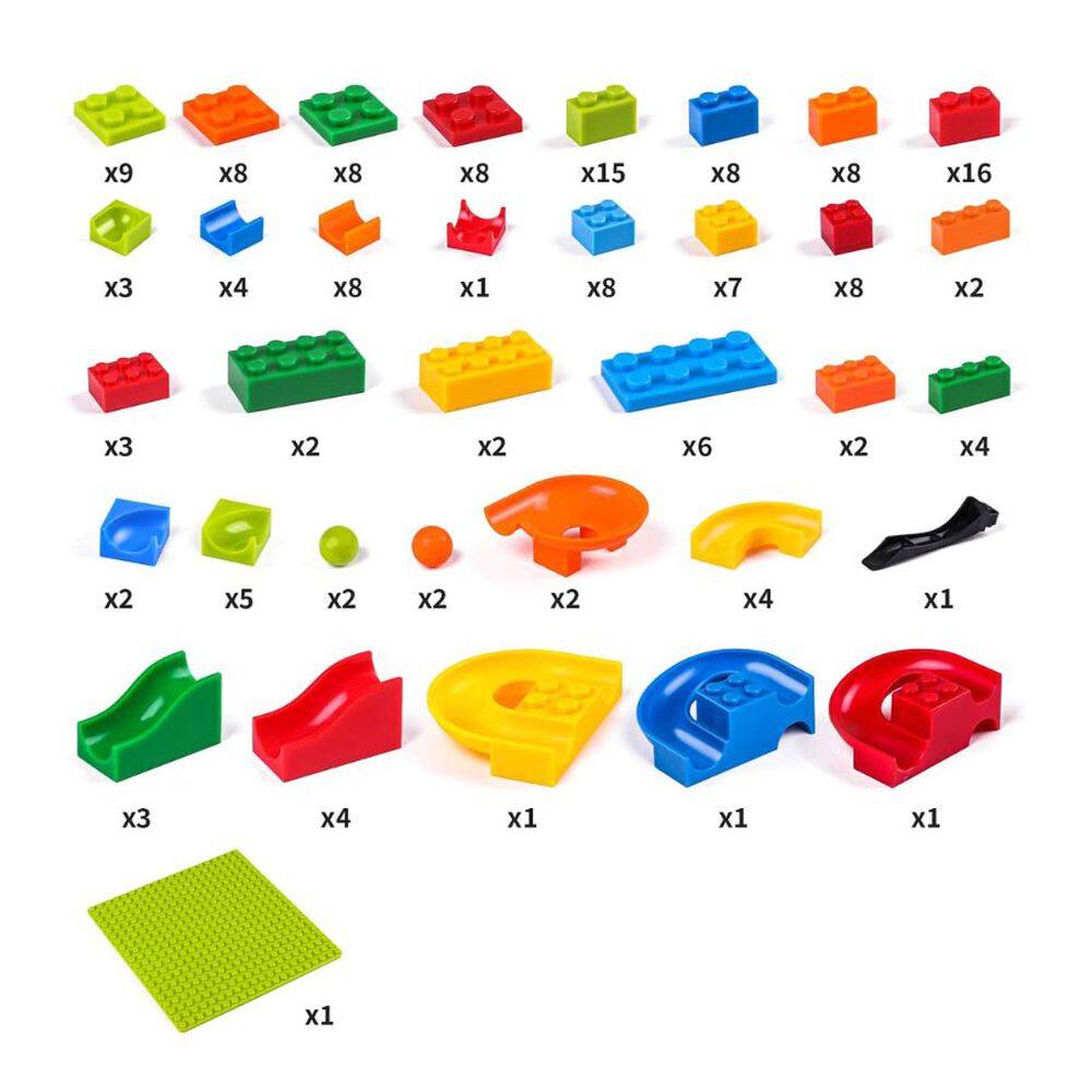 Bloques De Construcci&oacute;n Tobog&aacute;n 168 Piezas image number 2.0