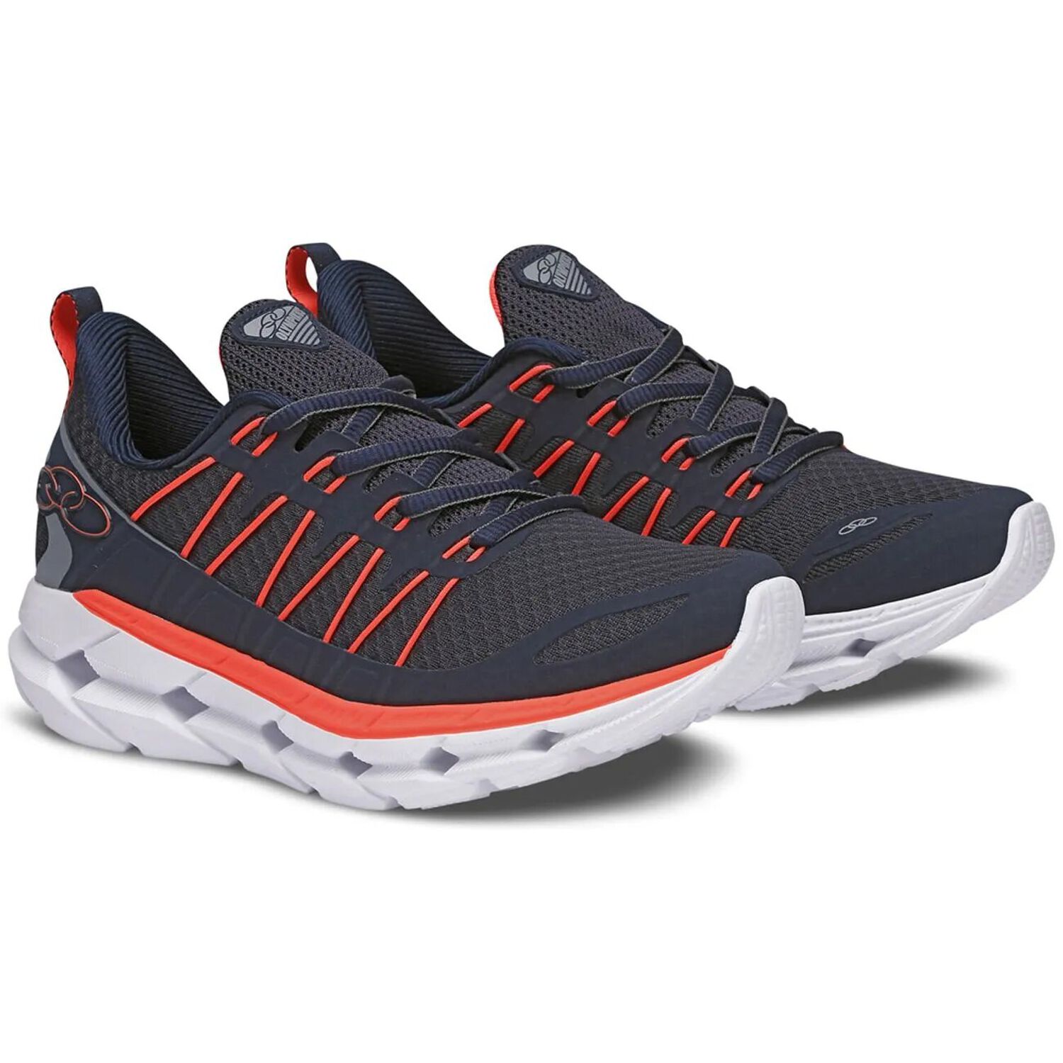 Zapatilla Infantil Cyber 3 Azul/naranja Olympikus image number 1.0