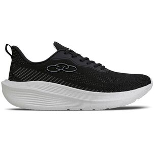 Zapatilla Mujer Rayo Negro/blanco