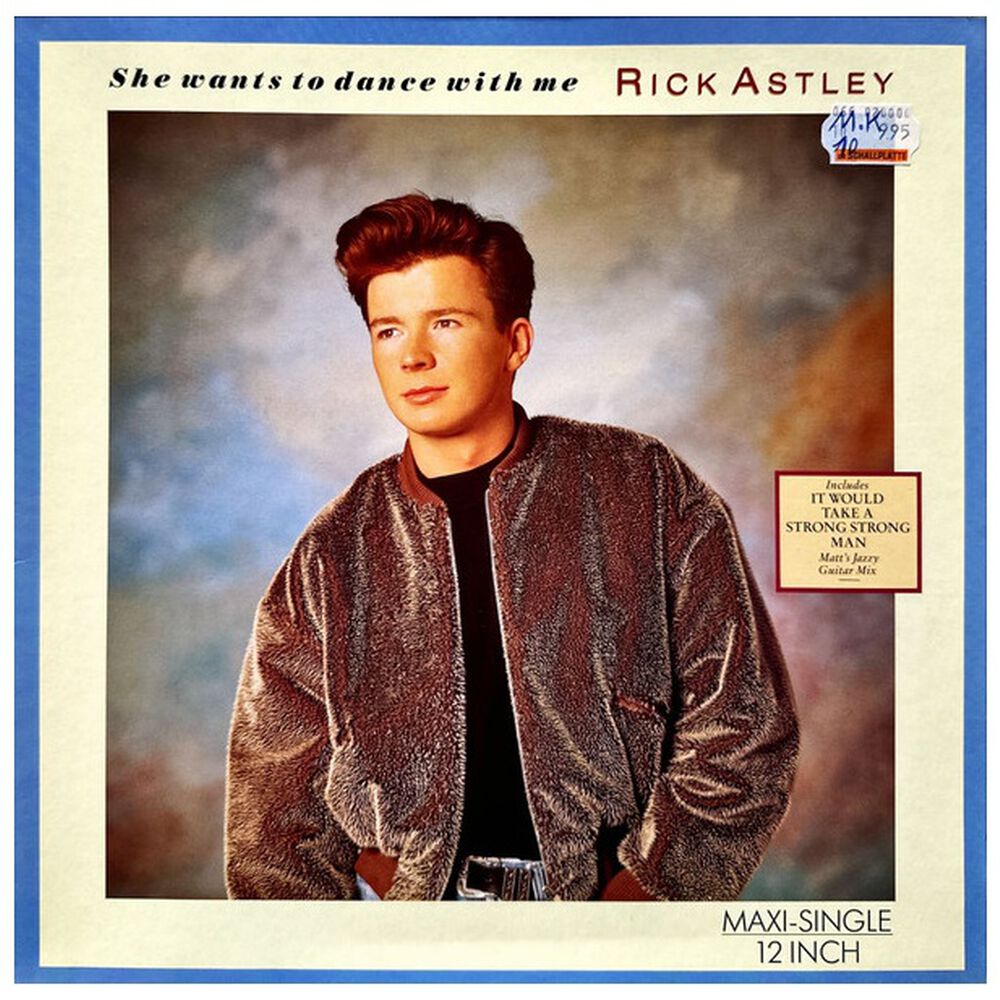 Rick Astley - She Wants To Dance With Me | 12" Maxi Single Usado image number 0.0