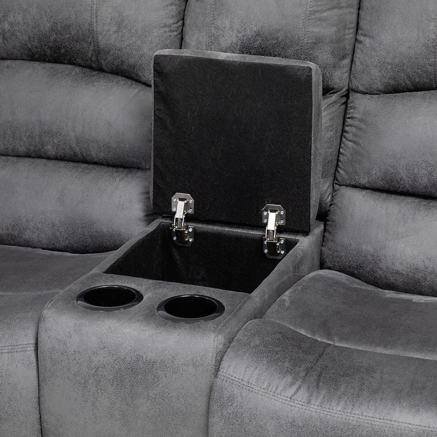 Sof&aacute; Seccional Reclinable Moderno Gris Castle 7245chcgr image number 8.0