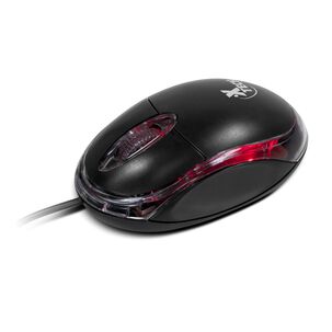 Mouse Optico Usb Xtech Negro-rojo