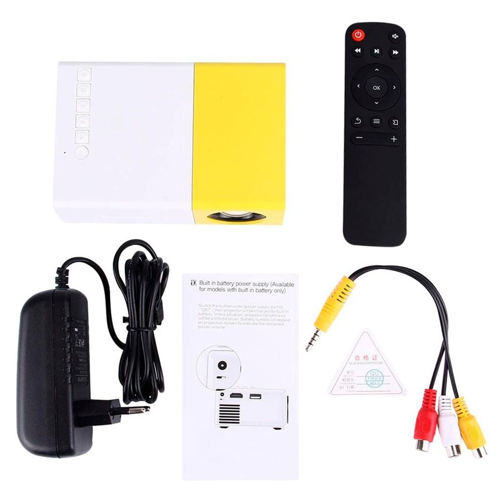 Mini Proyector De Video Led Port&aacute;til Yg 300 1080p Hd image number 6.0
