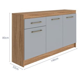 Mueble Base De Cocina Vekkahome Alba