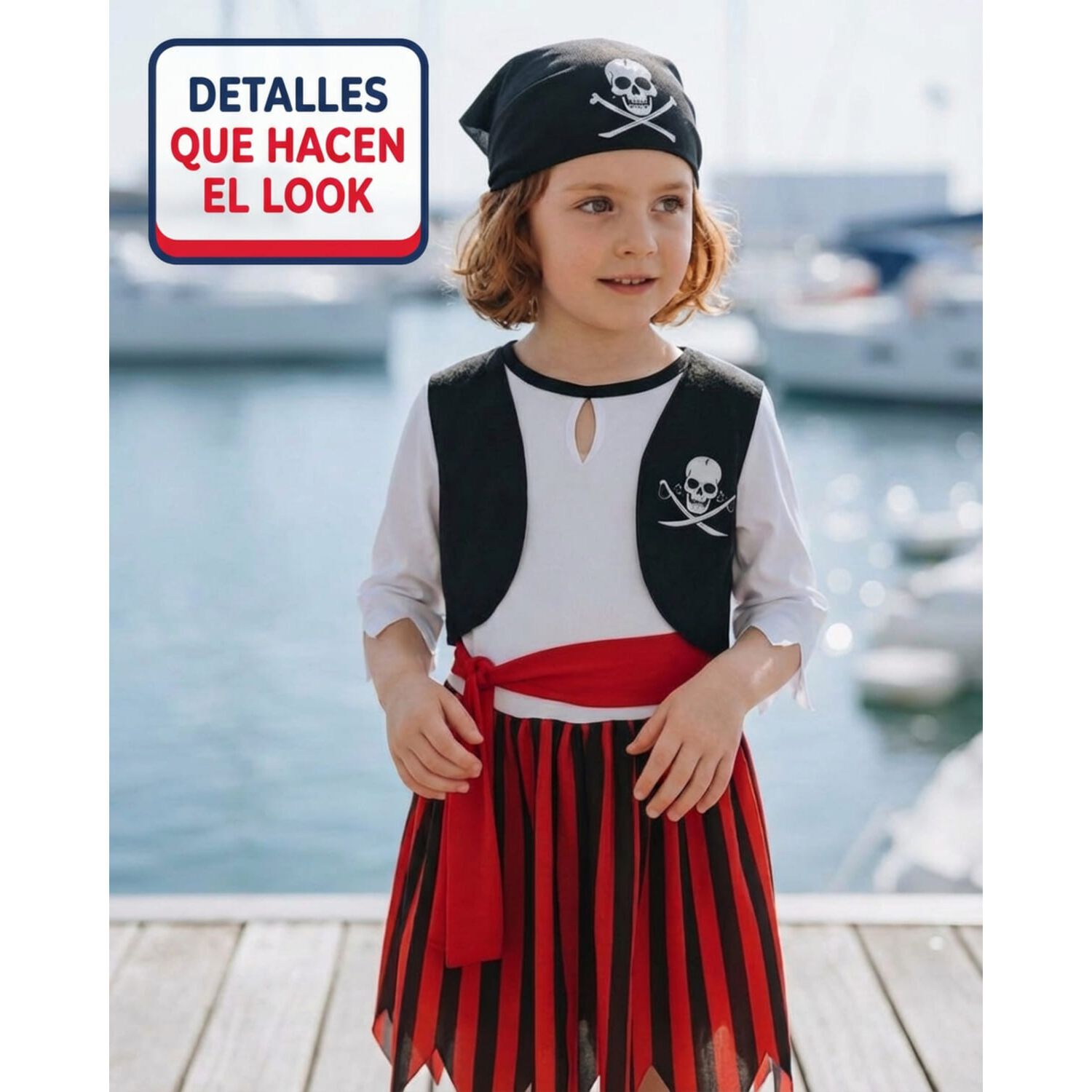 Disfraz Cosplay Pirata Corsario Piratas Infantiles Todos Ni&ntilde;o image number 44.0