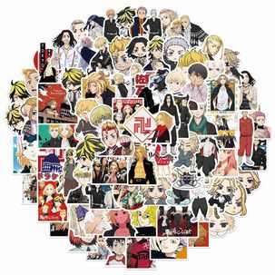 Stickers Tokyo Revengers Mikey Anime (100 Unidades)