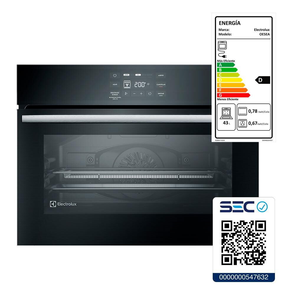 Horno Empotrado Electrolux OE8EA image number 6.0