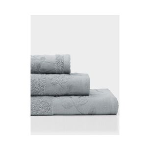 Juego Toalla Andes 3 Piezas Rosas Gris