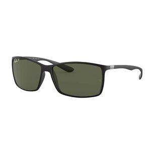 Lentes De Sol Liteforce Matte Black Polarizados Ray-ban