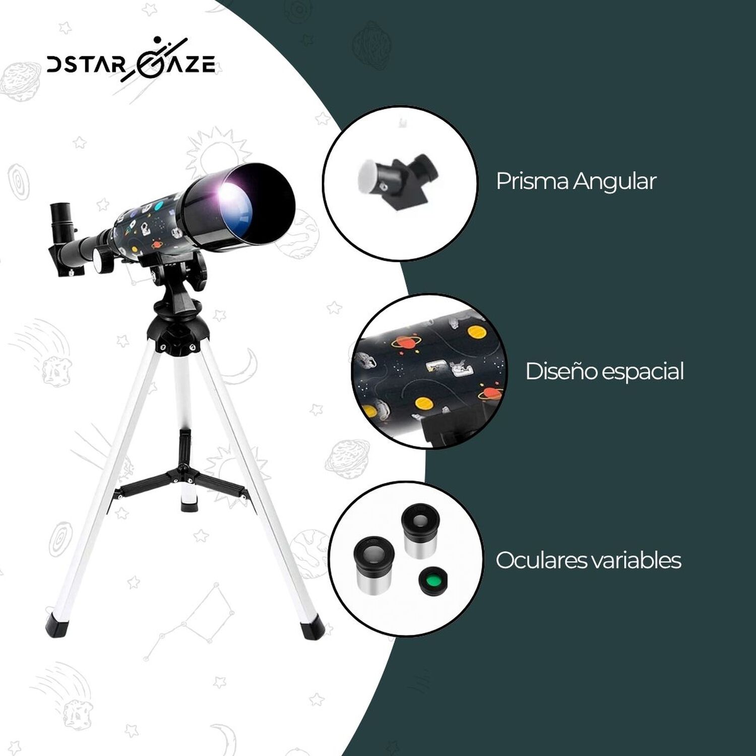 Telescopio Astron&oacute;mico Profesional F36050m Dise&ntilde;o Espacial image number 3.0