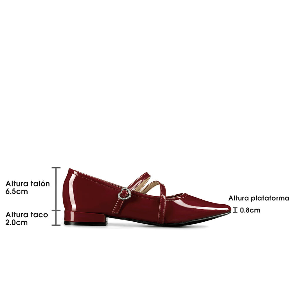 Zapato Mary Jane Estilo Elegante Mujer Weide Yl050 image number 6.0