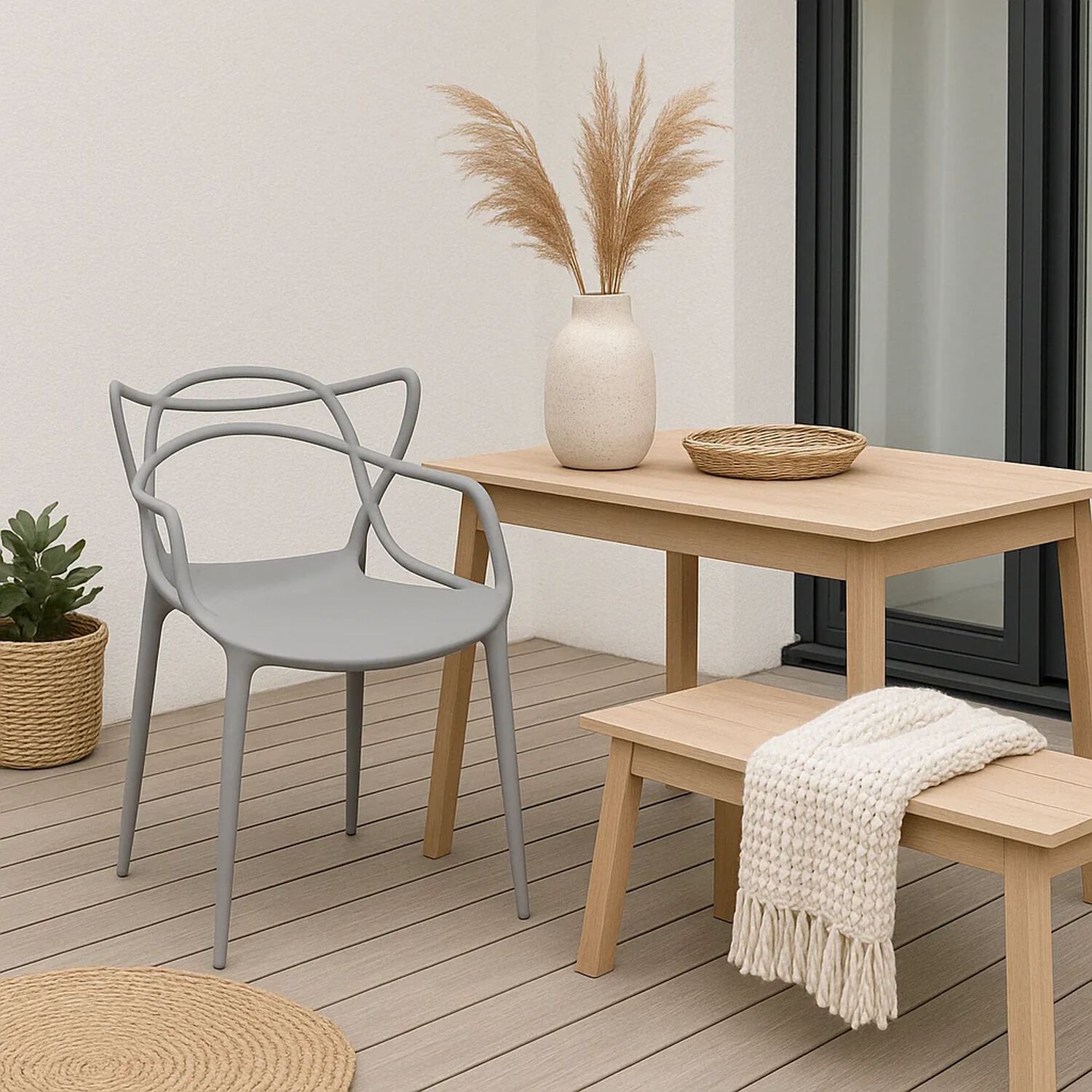 Silla De Terraza O Comedor Master - Gris image number 2.0