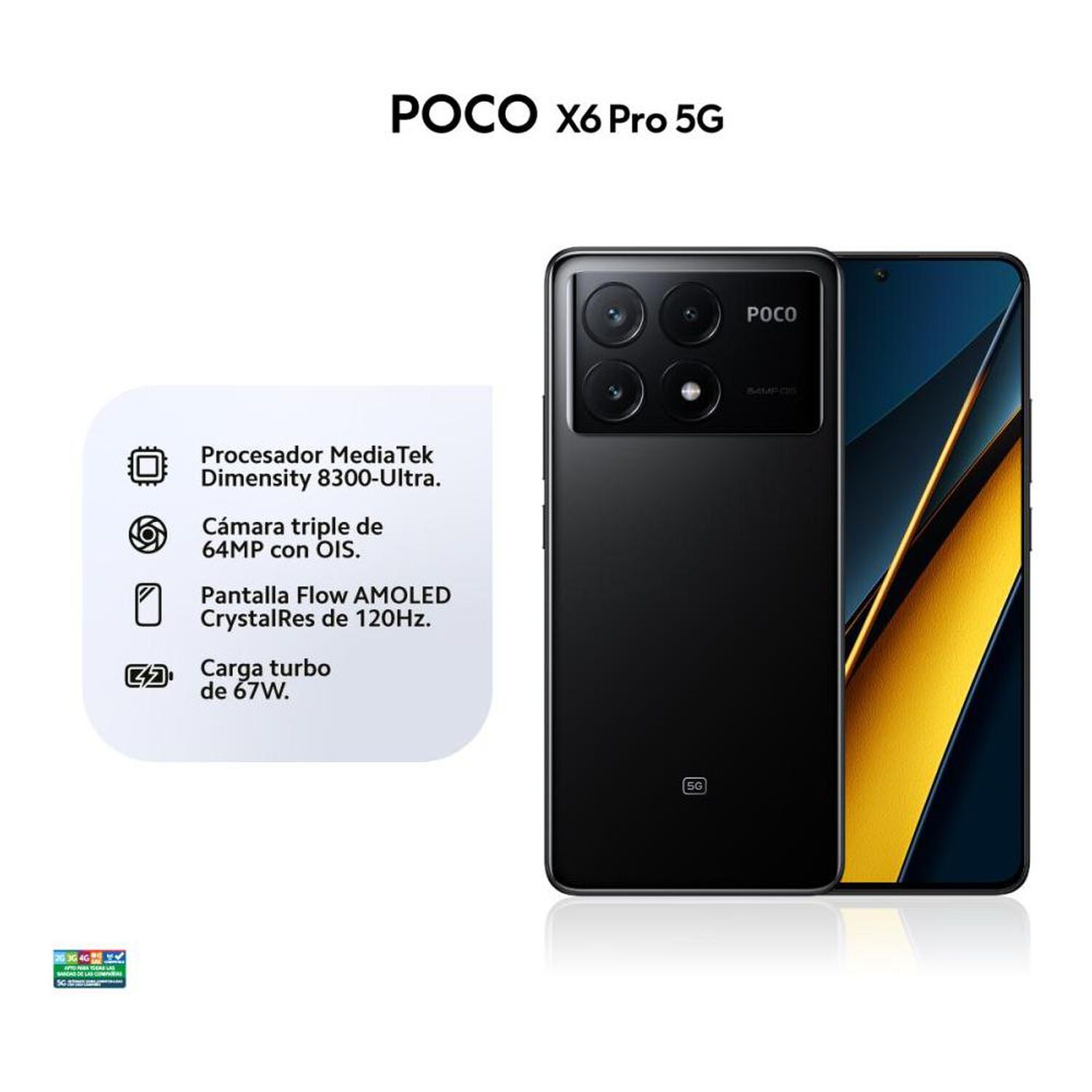 Smartphone Xiaomi Poco X6 Pro / 5G / 512 GB / Liberado image number 2.0