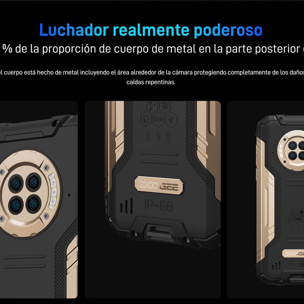 Celular Rugged Doogee S96 Gt Resistente A Golpes, Polvo, Humedad Y Agua / Cámara Con Visión Nocturna, Graba Videos En 4k image number 6.0