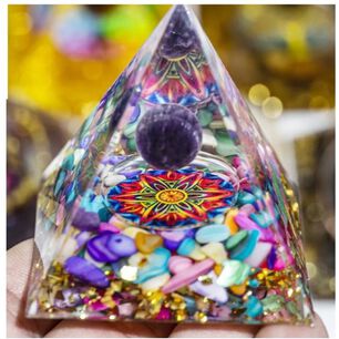 Pir&aacute;mide 7 Chakras De Org&oacute;n