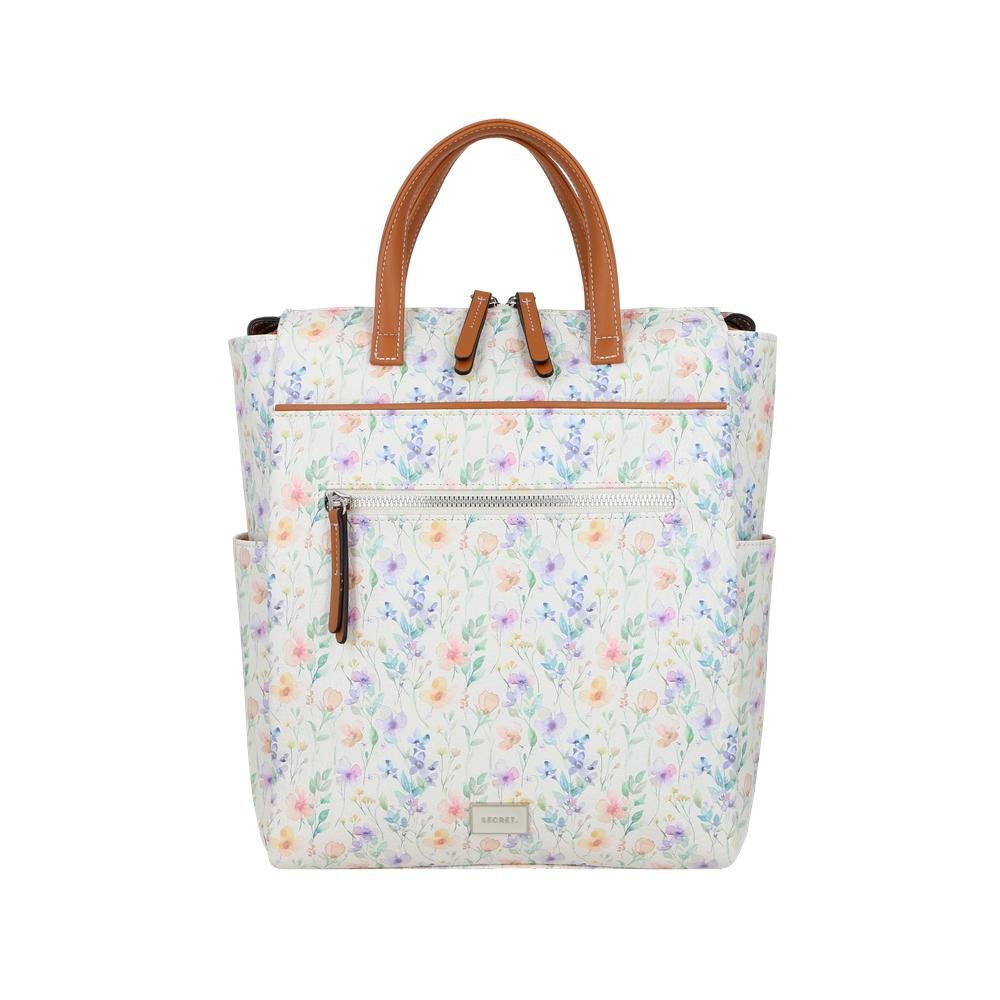 Mochila Secret Acapulco Sc6 M Flores image number 0.0