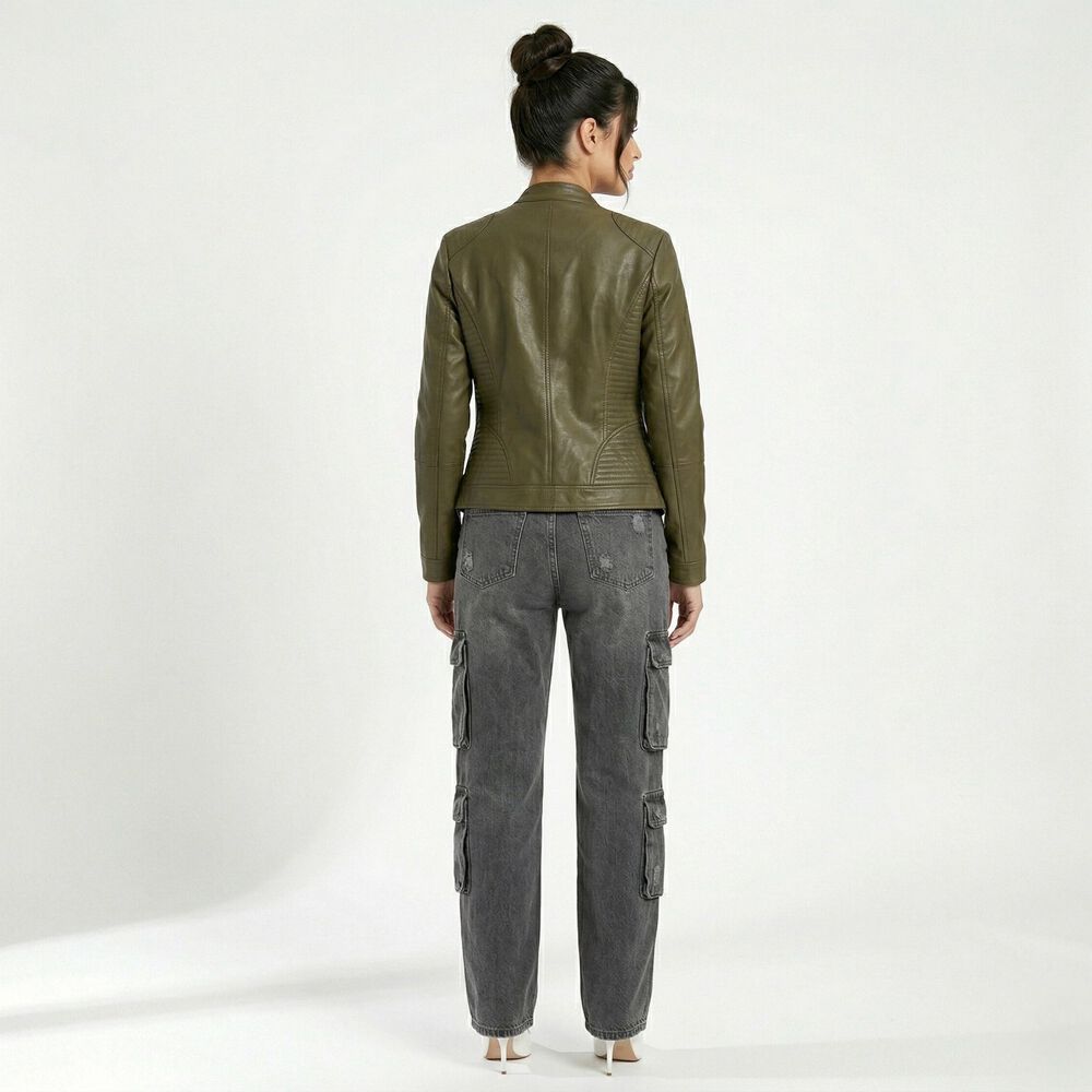 Chaqueta Ecocuero Olimpus Mujer image number 2.0