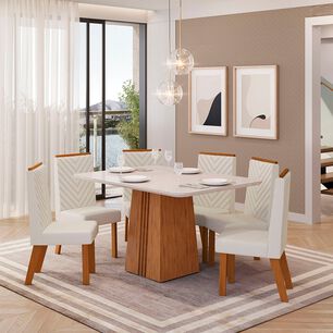 Juego De Comedor Vekkahome Italia / 4 Sillas